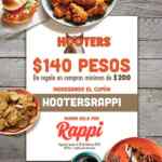 Cupones Rappi de $140 de descuento en Hooters, Carls Jr y más este fin de semana