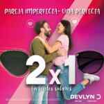 2x1 en lentes de sol en la promoción de San Valentín de ópticas Devlyn