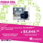 Ofertas Liverpool Feria del Mueble + Deco 2021: Hasta 35% de descuento en muebles