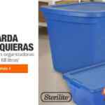 3x2 en cajas organizadoras en Home Depot