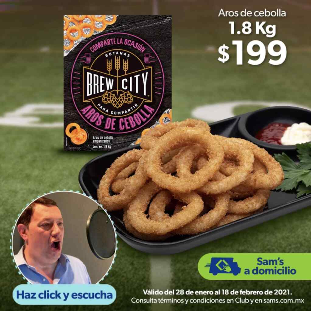 Ofertas Sams Club Super Bowl 7 de febrero 2021