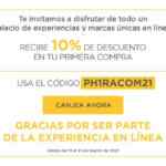 Código Palacio de Hierro de 10% de descuento adicional en primera compra