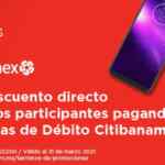 Promoción Elektra Citi Banamex de 5% de descuento adicional en celulares