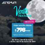 Venta Nocturna Aeromar: Vuelos desde $798 sólo hoy hasta las 12:00