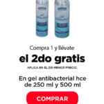 2x1 en gel antibacterial de 200 y 500 ml en HEB