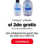 2x1 en gel antibacterial de 200 y 500 ml en HEB