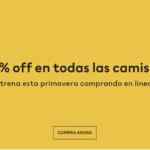 En H&M 20% de descuento en todas las camisas