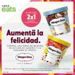 2x1 en pintas seleccionadas en Haagen Dazs