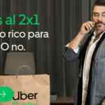 2x1 en los Días Uber Eats en restaurantes seleccionados del 15 al 19 de marzo