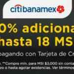 Promo Linio Citi Banamex de 10% de descuento adicional + 18 msi