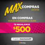 Código Office Max de $500 de descuento en toda la tienda