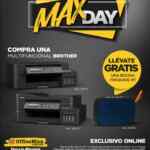 Promo Office Max Max Day 23 de marzo: bocina Gratis en la compra de un multifuncional Brother
