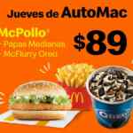 Cupón McDonalds Jueves de Automac 11 de marzo 2021