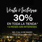 Venta Nocturna Móbica: 30% de descuento en toda la tienda