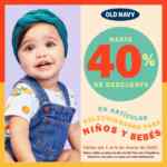 En Old Navy hasta 40% de descuento en todos los jeans y en artículos para niños y bebés