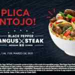 Panda Express 3x2 en bowls Black Pepper Angus Steak