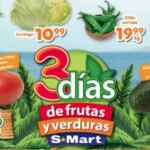 Ofertas S-Mart 3 días de frutas y verduras del 9 al 11 de marzo