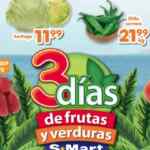 Ofertas S-Mart 3 días de frutas y verduras del 16 al 18 de marzo