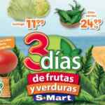 Ofertas S-Mart 3 días de frutas y verduras del 23 al 25 de marzo