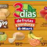 Ofertas S-Mart 3 días de frutas y verduras del 30 de marzo al 2 de abril