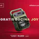 Bocina de regalo en compras a partir de $1,000 en la tienda en línea de STF