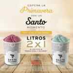 Promoción de Primavera Santa Clara: 2x1 en litros de helado