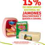 En Soriana 15% de descuento en jamón, queso y salchichas a granel