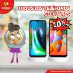 10% de descuento en celulares hoy en Soriana Mercado