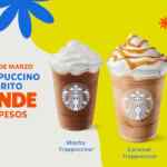 Promo Starbucks Frappuccino grande a $39 este 4 y 5 de marzo