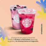 Cupones Starbucks: 2x1 en bebidas Pistache, shakens o refreshers
