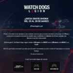 Videojuego Watch Dogs Legion Gratis el fin de semana del 25 al 29 de marzo