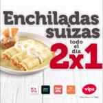 2x1 en enchiladas suizas en Vips durante todo el día por delivery