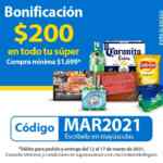 Código Walmart Super de $200 de bonificación en compras de $1,699 o más