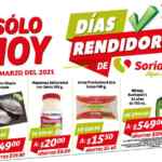 Folleto Soriana Días Rendidores 15 de marzo 2021: 2x1 en sartenes y más