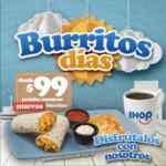 Promoción IHOP Burritos Días: Nuevos Burritos desde $99