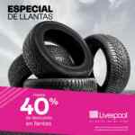 Ofertas Liverpool Especial de Llantas 2021: Hasta 40% de descuento en llantas