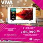 Promociones Liverpool Viva Bonito 2021 en pantallas, celulares, muebles y más