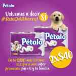 En Oxxo 2 paquetes de papel higiénico Pétalo 6 rollos por $40