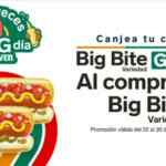 Cupón 7-Eleven 2x1 en hot dogs Big Bite del 22 al 30 de abril