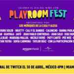 Concierto Gratis del Día del Niño Playroom Fest 2021 cortesía de Amazon