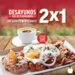 2x1 en desayunos de lunes a viernes en Applebee's
