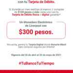 Promoción Banorte tarjeta de débito: monedero de $300 al hacer 2 compras durante 1 mes