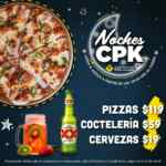 Noches CPK en California Pizza Kitchen: pizzas, bebidas y cervezas a precio especial