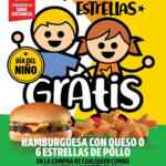 Promoción Carls Jr Día del Niño 2021: Hamburguesa con queso o estrellas de pollo gratis al comprar un combo el 30 de abril