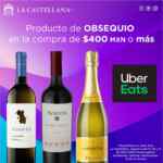 Promo la Castellana botella de vino Gratis en compras de $400 o más