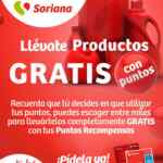 Folleto Soriana puntos Recompensa con productos Gratis al 30 de abril 2021