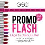 Promoción GOC Día del Beso: Llévate un labial Color Butter de regalo en compras de más de $300