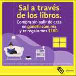 Realiza una compra en Gandhi.com.mx y recibe una tarjeta de $100 de regalo