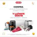 En HEB compra un electrodoméstico de $400 o más y llévate GRATIS uno de $399 o menos