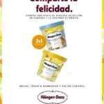 En Haagen Dazs 2x1 en pintas de Melon, Lemon & Mandarine y Salted Caramel